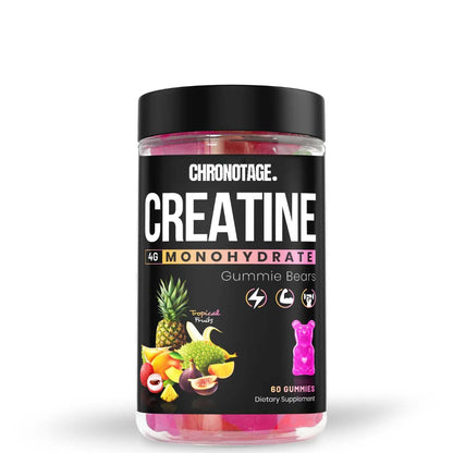 Creatine Monohydrate Gummy Bears Low-Sugar